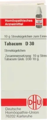 TABACUM D 30 Globuli 10 g Globuli
