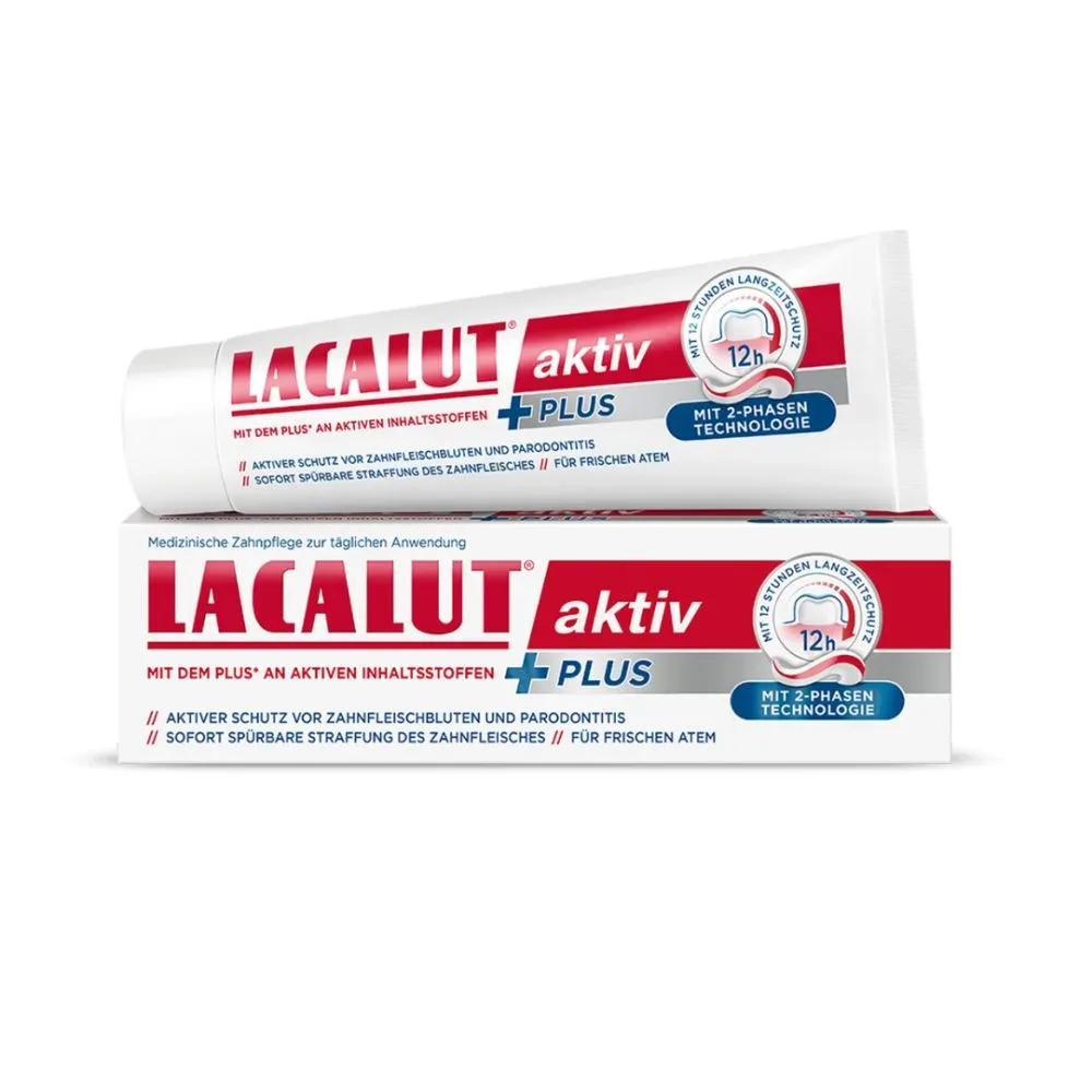 Lacalut aktiv Plus 75 ml Zahncreme
