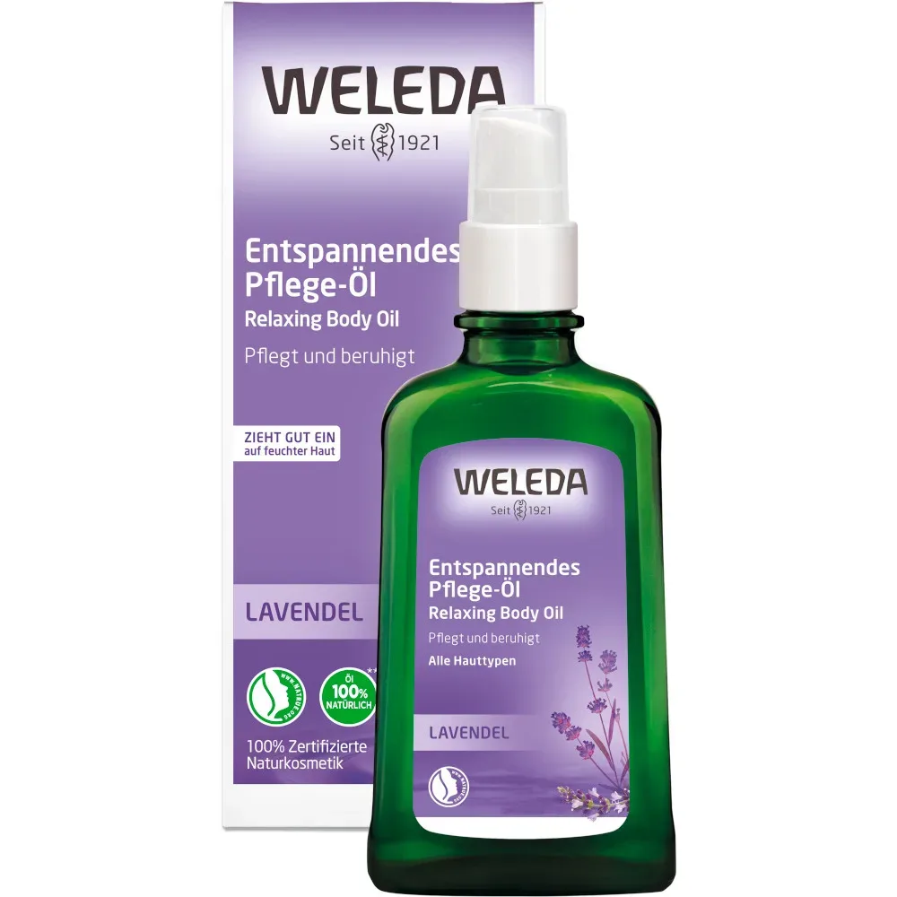 WELEDA Entspannendes Pflege-Öl LAVENDEL 100 ml Öl