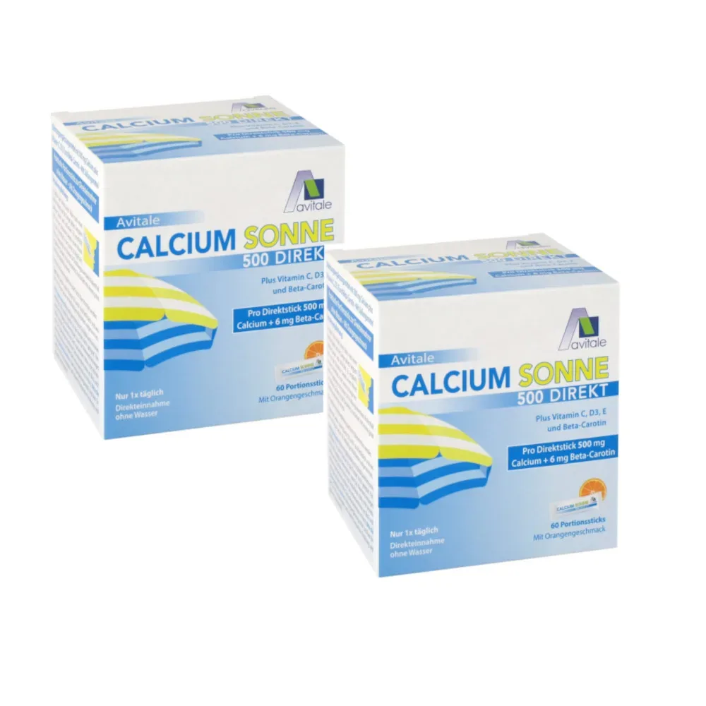Calcium Sonne Doppelpack 2X60 St Pulver