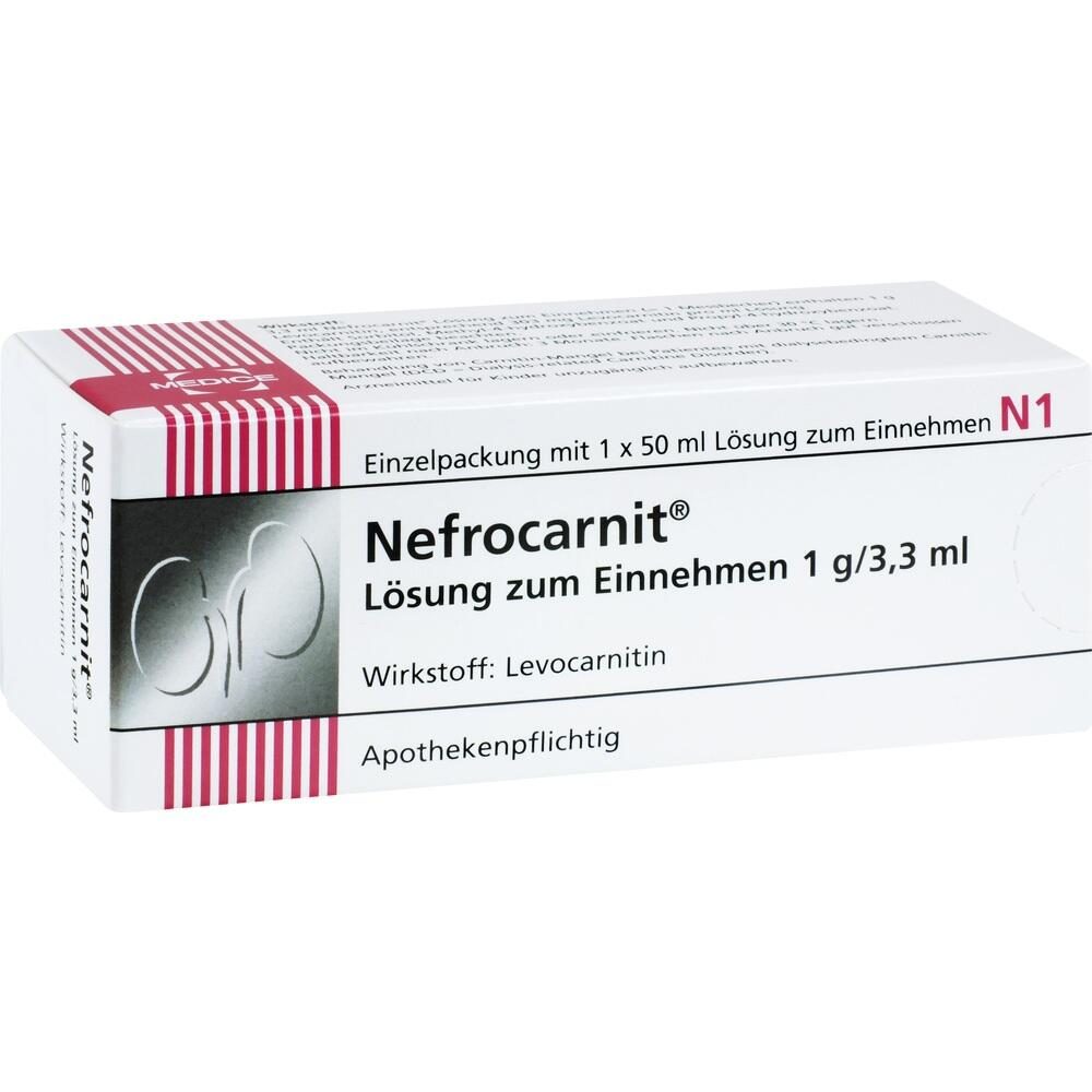 Nefrocarnit Lösung zum Einnehmen 1g/3,3ml 50 ml Lösung zum Einnehmen