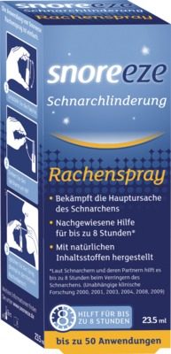 SNOREEZE Schnarchlinderung Rachenspray 23.5 ml Spray