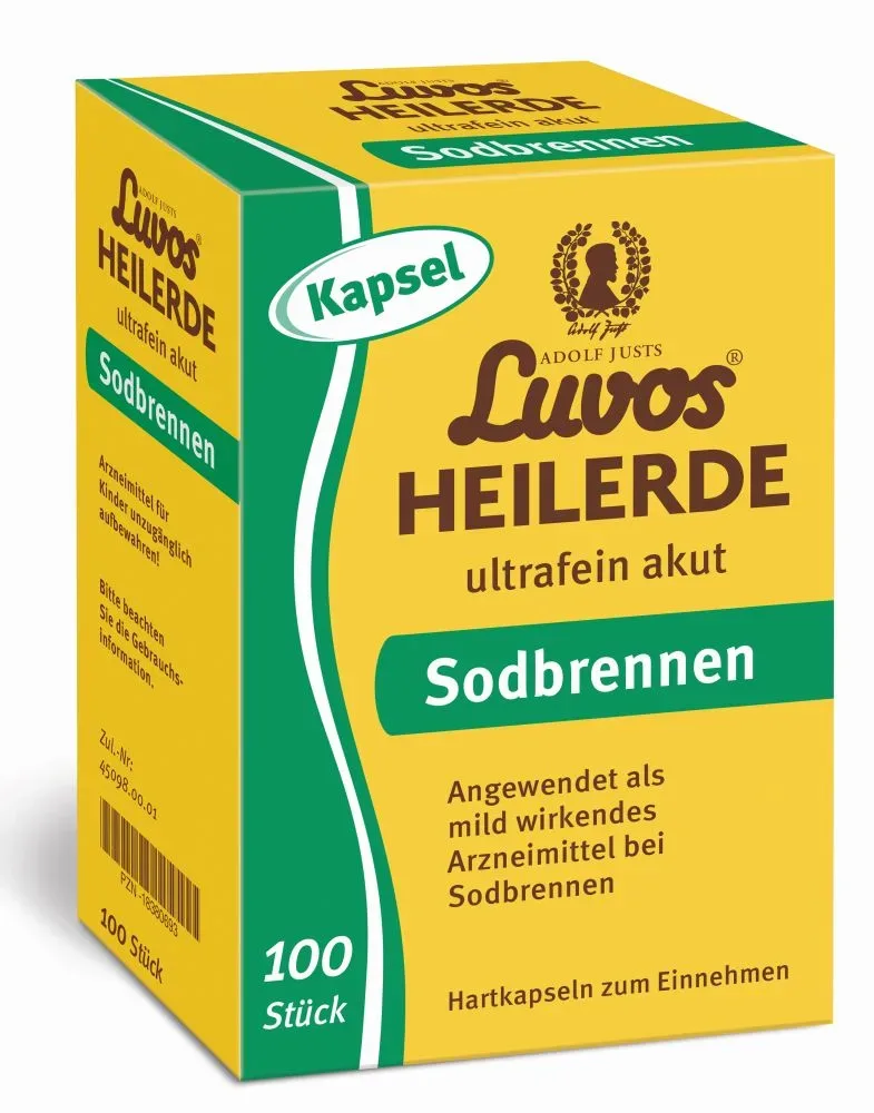 Luvos HEILERDE ultrafein akut Sodbrennen 100 St Kapseln