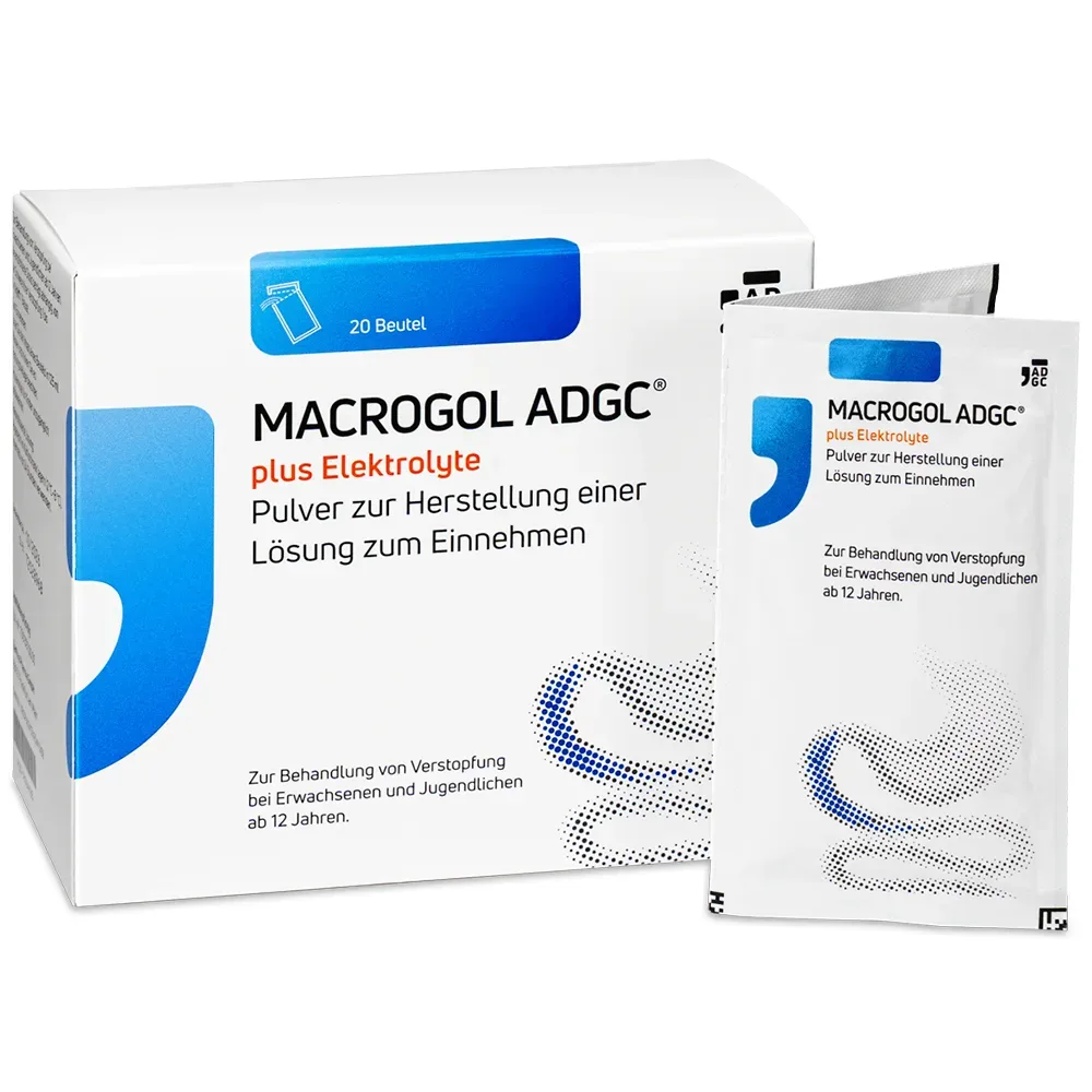 MACROGOL ADGC plus Elektrolyte 20 St Pulver zur Herstellung einer Lösung zum Einnehmen