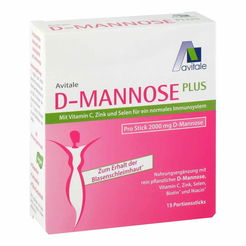 Avitale D-Mannose Plus 2000mg Sticks 15X2.47 g Pulver