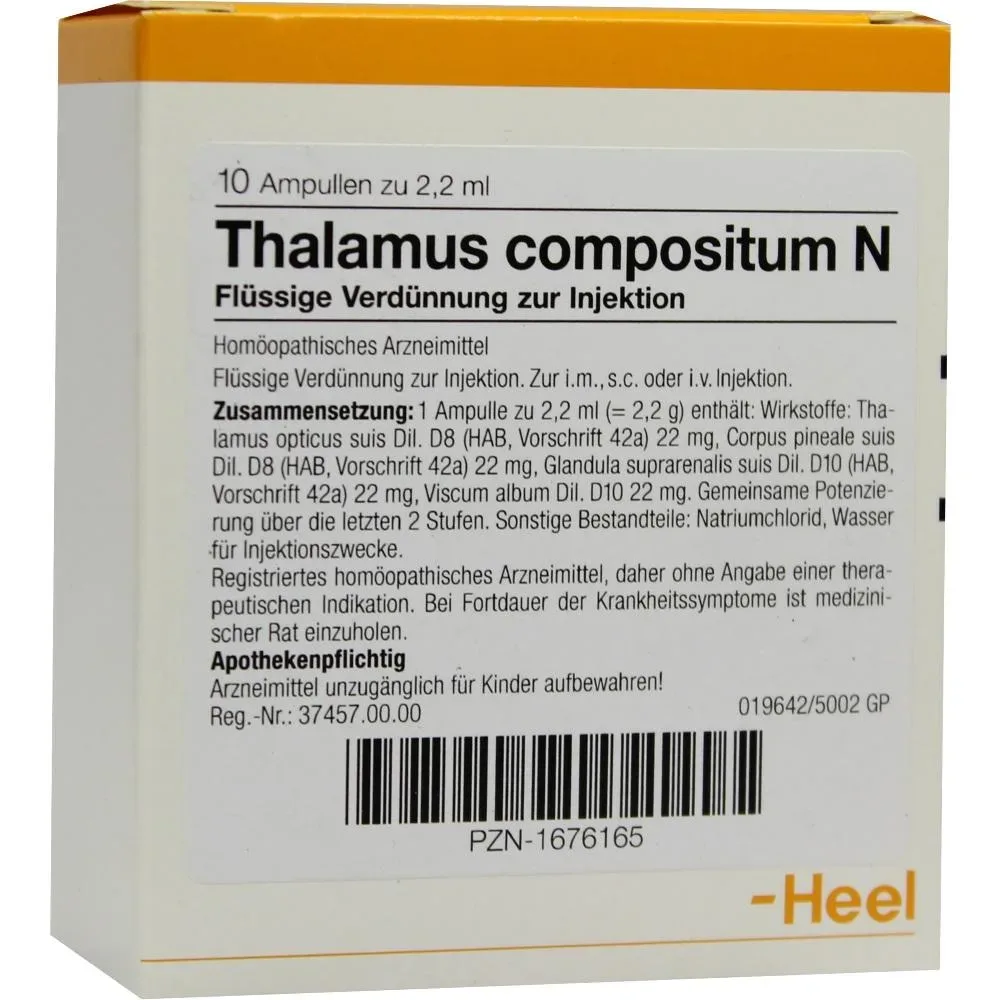THALAMUS compositum N Ampullen 10 St Ampullen
