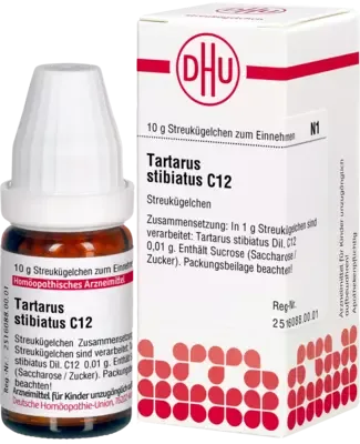 TARTARUS STIBIATUS C 12 Globuli 10 g Globuli