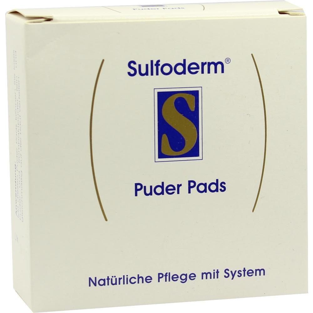 SULFODERM S Puder Pads 3 St Schwämme