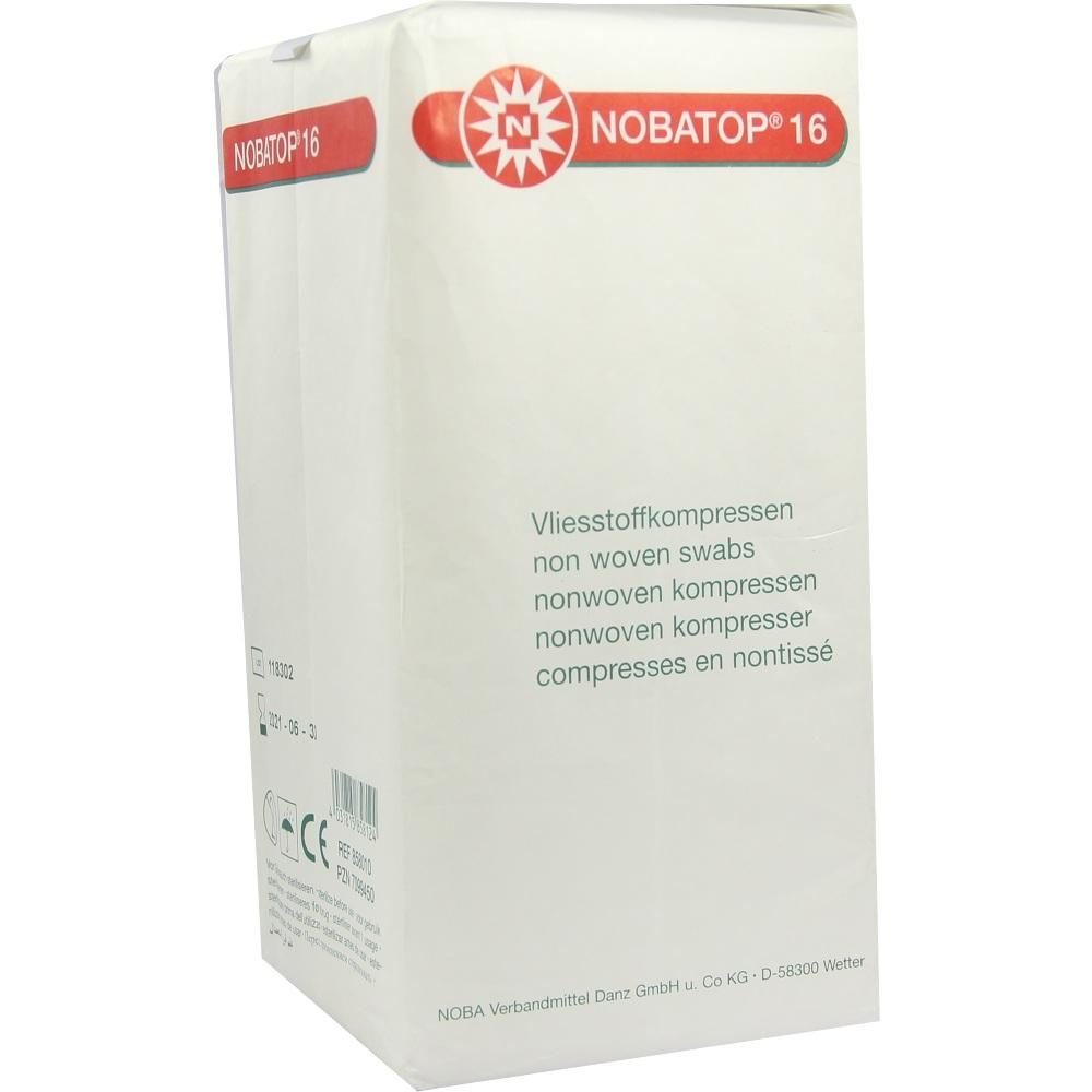 NOBATOP 16 Kompressen 10x10 cm unsteril 100 St Kompressen