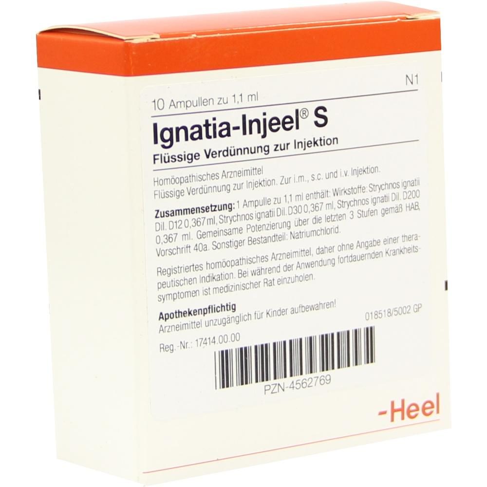 IGNATIA INJEEL S Ampullen 10 St Ampullen