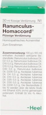 RANUNCULUS HOMACCORD Tropfen 30 ml Tropfen