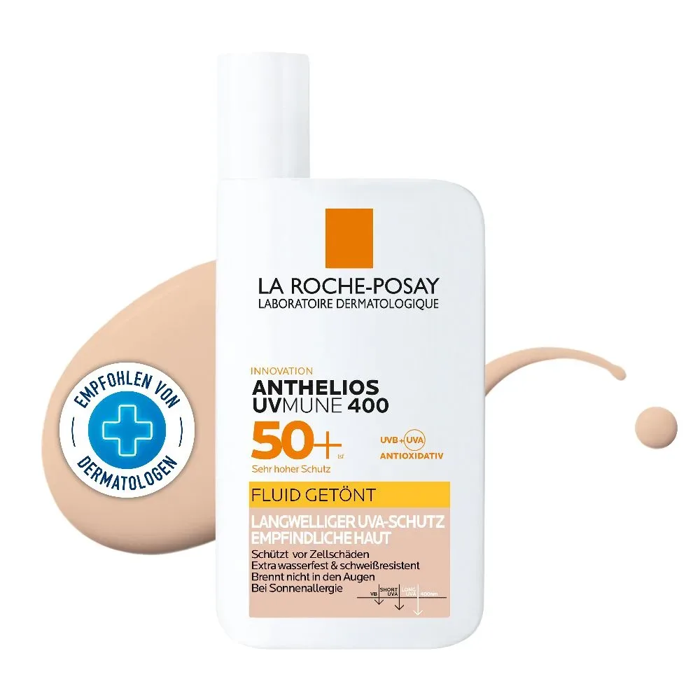 LA ROCHE-POSAY Anthelios Invisible Fluid Getönt UVMune 400 50 ml Flüssigkeit