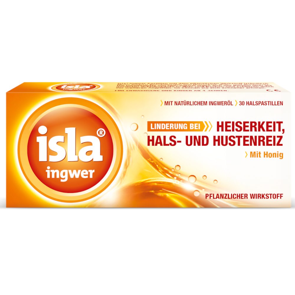 isla ingwer Halspastillen 30 St Pastillen