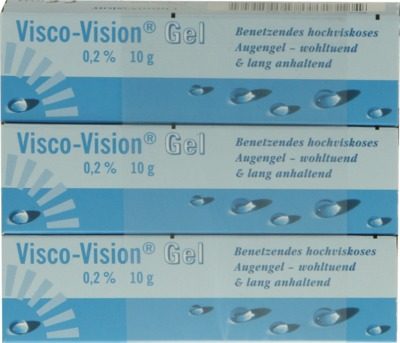 VISCO Vision Gel 3X10 g Augengel