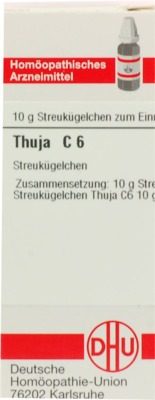 THUJA C 6 Globuli 10 g Globuli