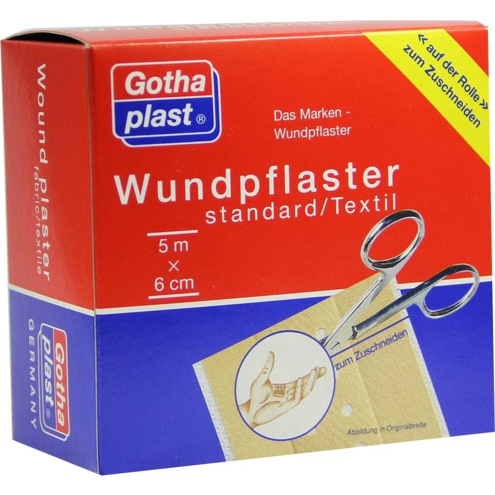 GOTHAPLAST Wundpfl.stand.6 cmx5 m Rolle 1 St Pflaster