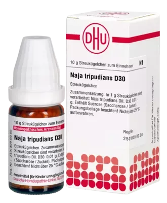 NAJA TRIPUDIANS D 30 Globuli 10 g Globuli