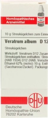 VERATRUM ALBUM D 12 Globuli 10 g Globuli