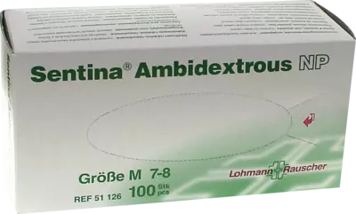 SENTINA Ambidextrous Unters.Hands.puderfr.Gr.M 100 St Handschuhe