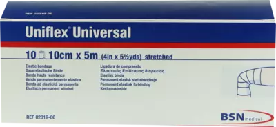 UNIFLEX Universal Binden 10 cmx5 m Zellglas weiß 10 St Binden
