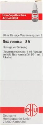 NUX VOMICA D 6 Dilution 20 ml Dilution