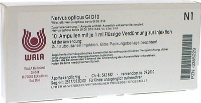 Nervus opticus Gl D10 Ampullen 10X1 ml Ampullen