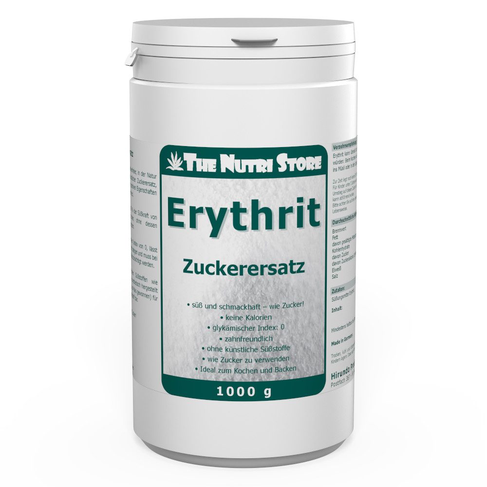Erythrit Zuckerersatz 1000 g Pulver