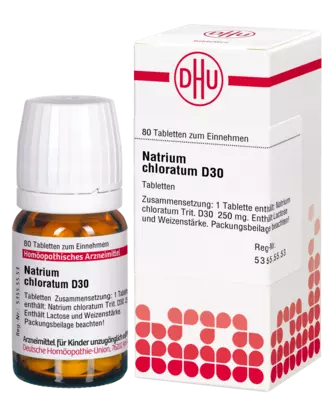NATRIUM CHLORATUM D 30 Tabletten 80 St Tabletten