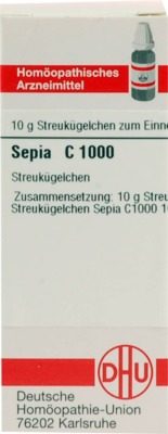 SEPIA C 1000 Globuli 10 g Globuli