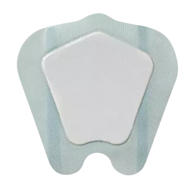 BIATAIN Silicone Ag Schaumverb.Sakr.groß 25x25 cm 5 St Verband