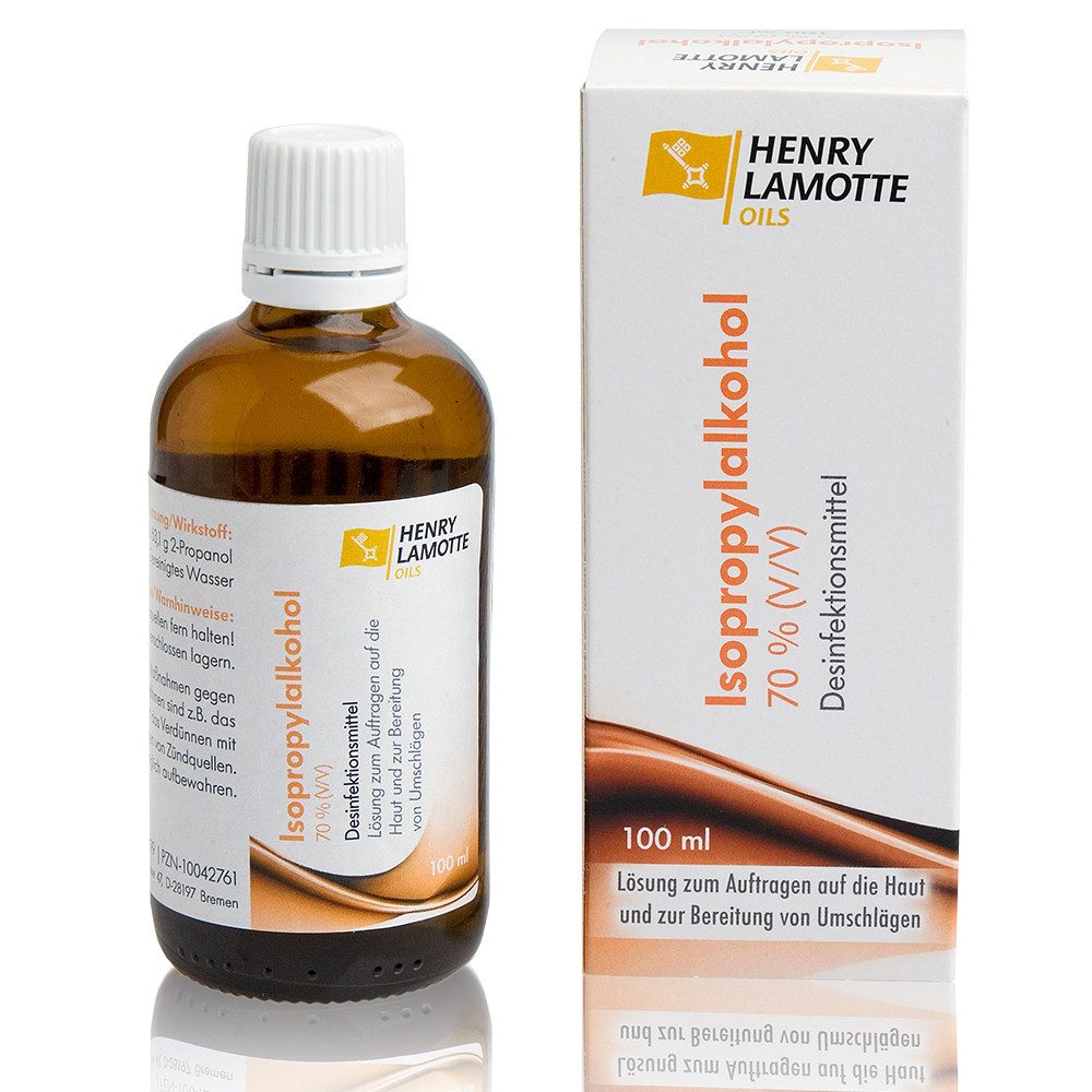 ISOPROPYLALKOHOL 70% V/V Henry Lamotte 100 ml Flüssigkeit