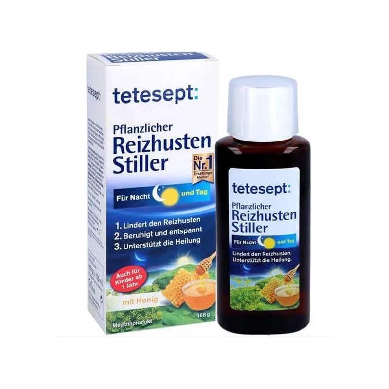 tetesept Pflanzlicher Reizhusten Stiller 168 g Flüssigkeit zum Einnehmen