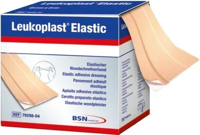 LEUKOPLAST Elastic Pflaster 4 cmx5 m Rolle 1 St Pflaster