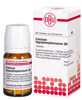 CALCIUM HYPOPHOSPHOROSUM D 6 Tabletten 80 St Tabletten
