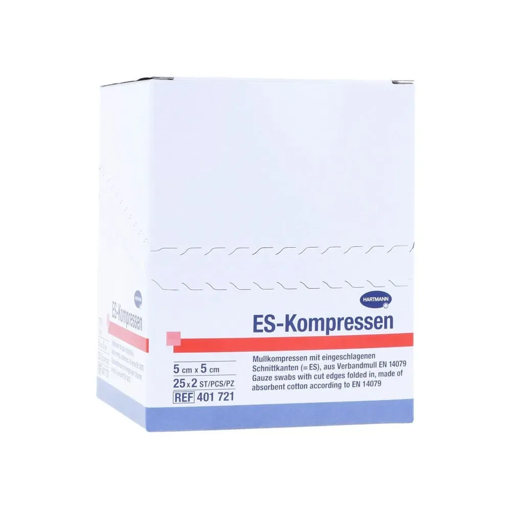 ES-KOMPRESSEN steril 5x5 cm 8fach 25X2 St Kompressen