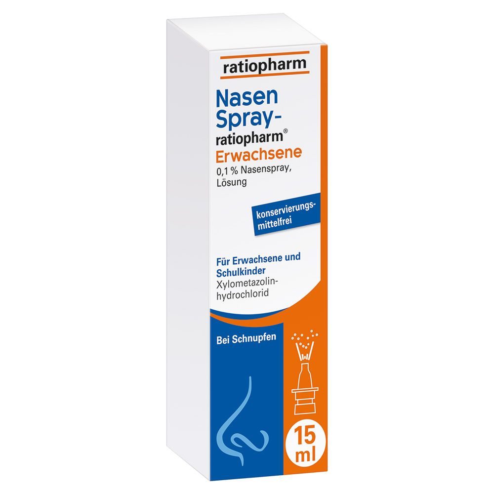 NasenSpray-ratiopharm Erwachsene & Schulkinder 15 ml Nasenspray