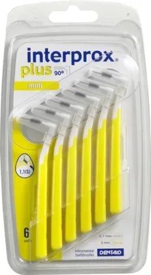 interprox plus mini gelb Interdentalbürste 6 St Zahnbürste
