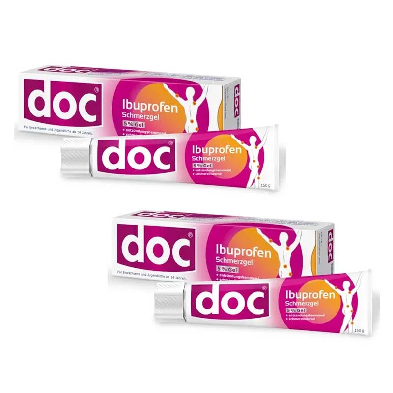 doc Ibuprofen Schmerzgel Doppelpack 2X150 g Gel