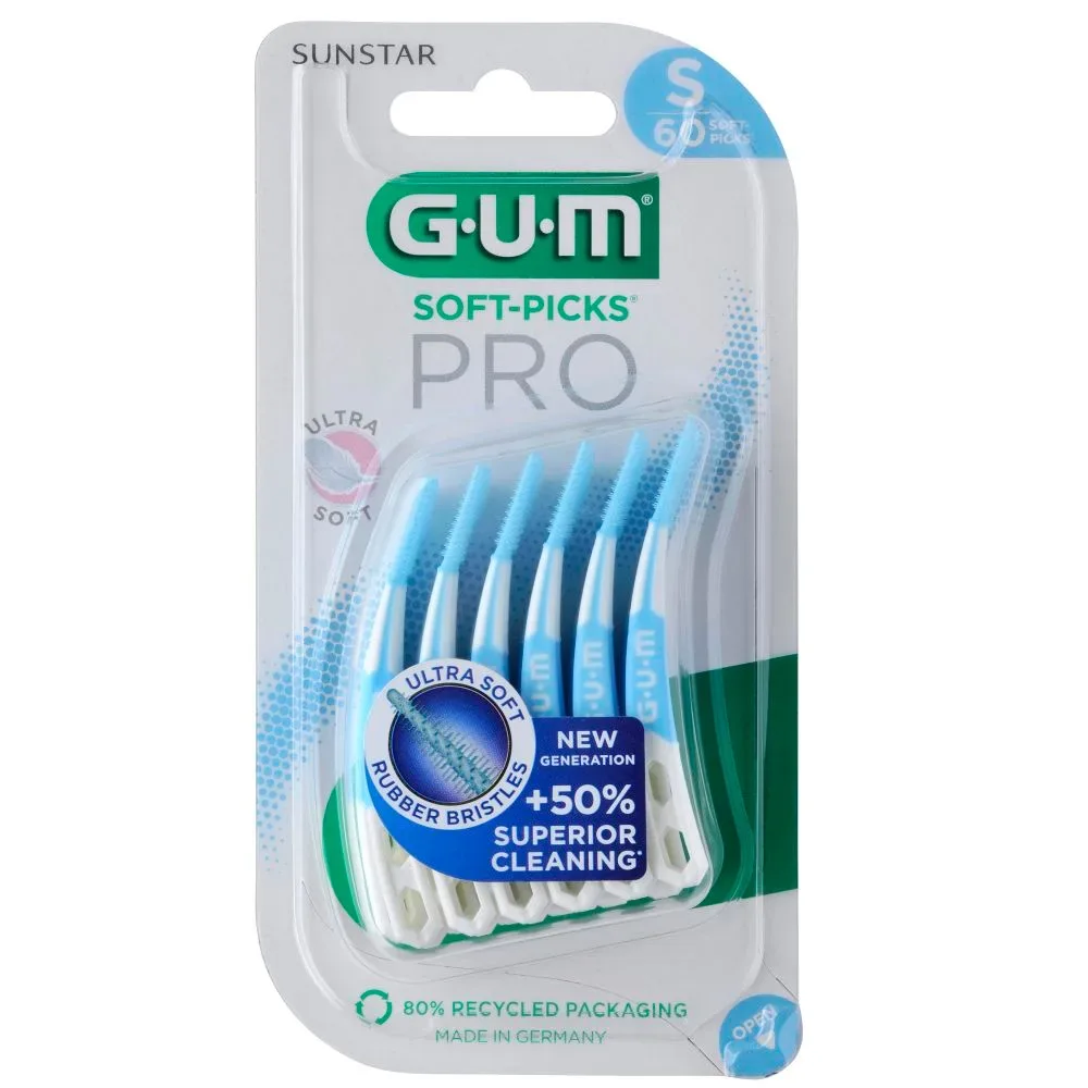 GUM SOFT-PICKS PRO Interdentalbüsten Small 60 St Zahnbürste