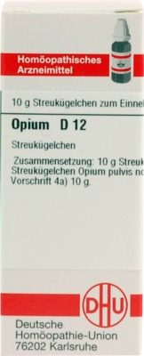 OPIUM D 12 Globuli 10 g Globuli