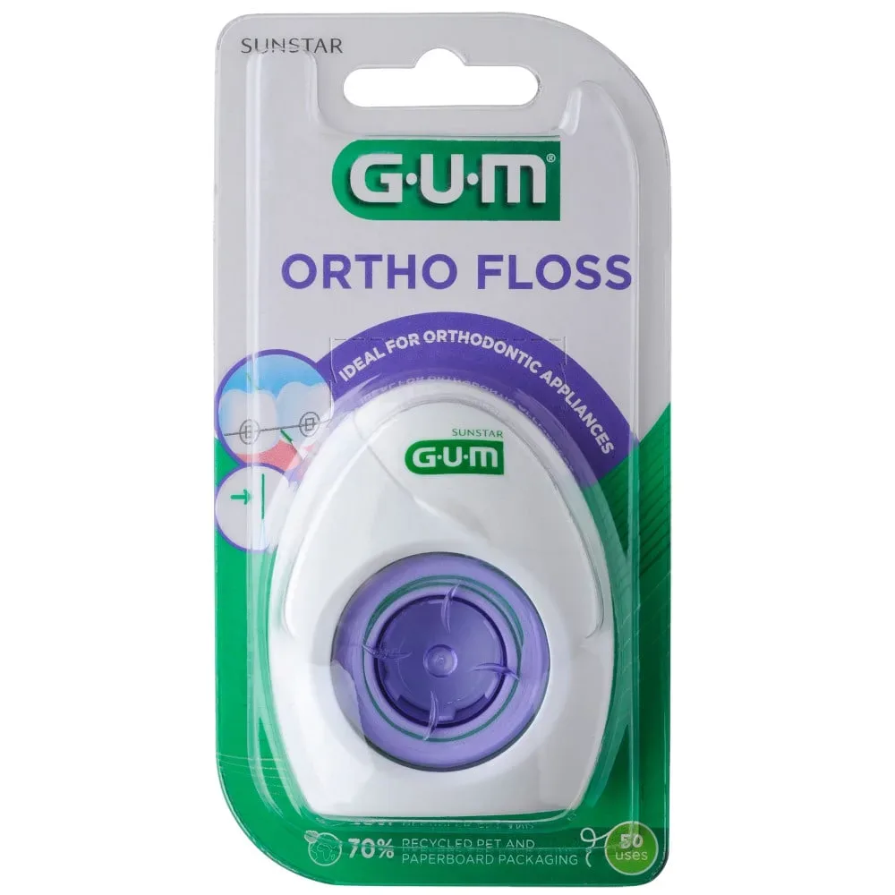 GUM® ORTHO FLOSS Zahnseide 1 St
