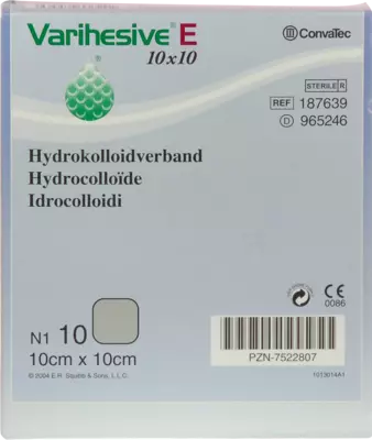 VARIHESIVE E 10x10 cm HKV hydroaktiv 10 St