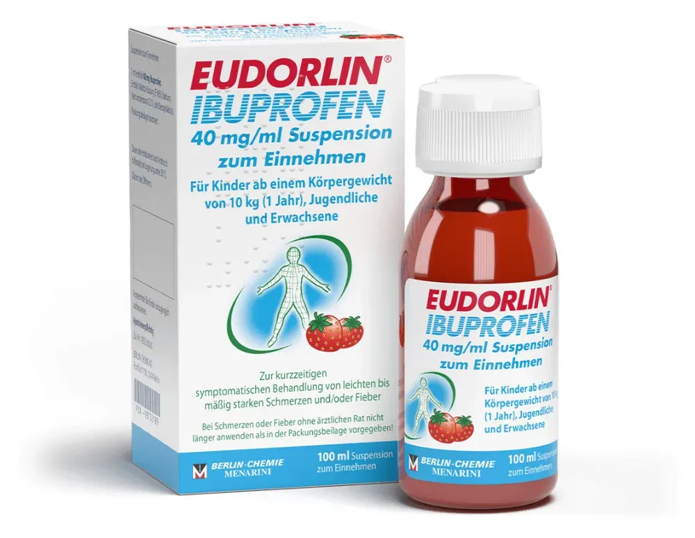 EUDORLIN IBUPROFEN 40 mg/ml 100 ml Suspension zum Einnehmen