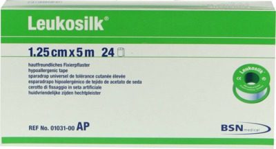 LEUKOSILK 1,25 cmx5 m 24 St Pflaster