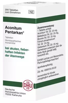 ACONITUM PENTARKAN Tabletten 200 St Tabletten