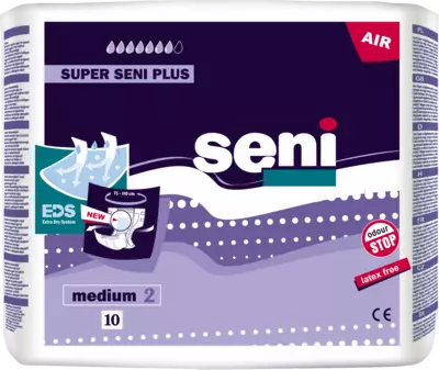 SUPER SENI Plus Gr.2 M Inkontinenzhose Nacht f.E. 10 St