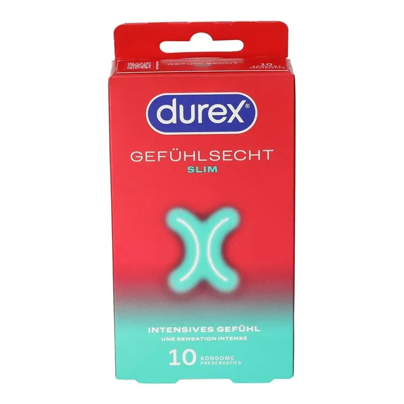durex GEFÜHLSECHT SLIM 10 St Kondome