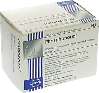 PHOSPHONORM Hartkapseln 200 St Hartkapseln
