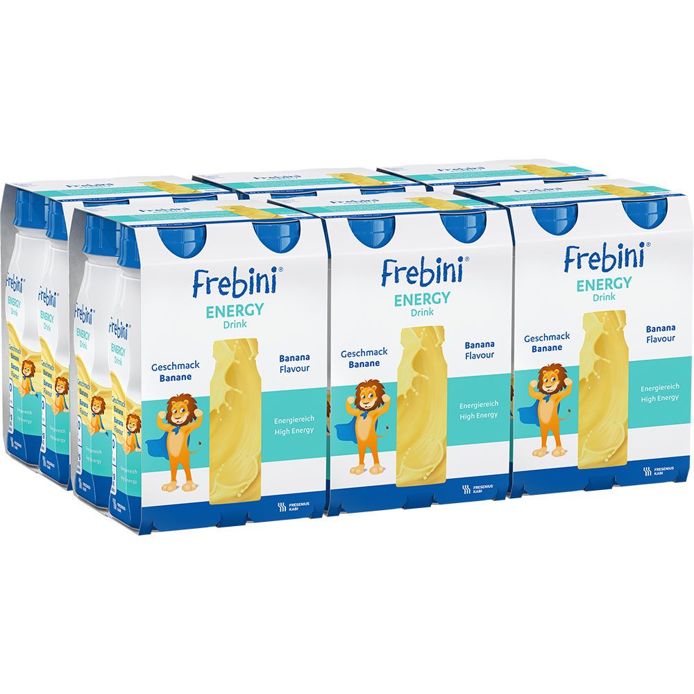 Frebini Energy Trinknahrung Banane 6X4X200 ml Flüssigkeit