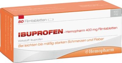 Ibuprofen-Hemopharm 400mg 50 St Filmtabletten